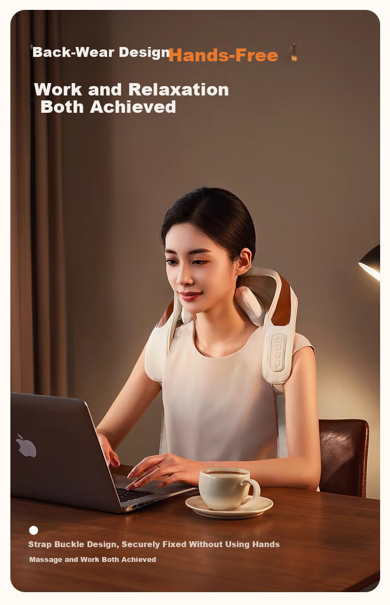 SUPOR [Mid-Autumn Festival Gift] Neck Massager Shoulder And Neck Massage Device Trapezius Muscle Shoulder Neck Back Office Gadget Practical High-End Birthday Gift for Parents Elderly 12