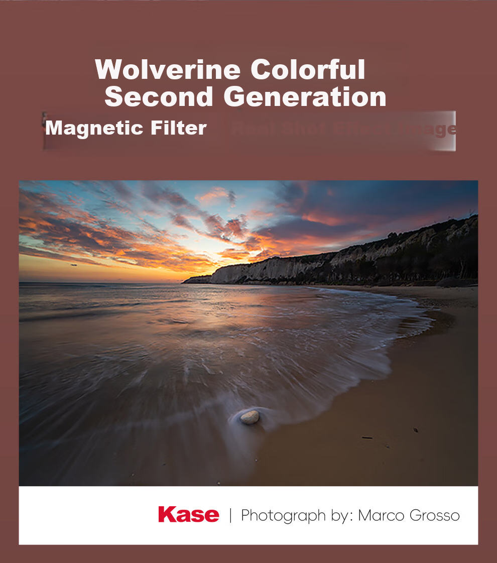 Kase Magnifying Glass Magnetic Filter Second Generation, MC UV Filter, 77mm, Multi-Layer Coated, Lens Protector, HD High Transparency Anti-Fouling Filter 9