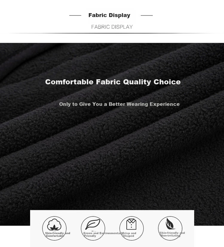 ROMON Double-Sided Fleece Vest Men Simple Solid Color Comfortable Stand Collar Outdoor Casual Cardigan Vest Shirt 2