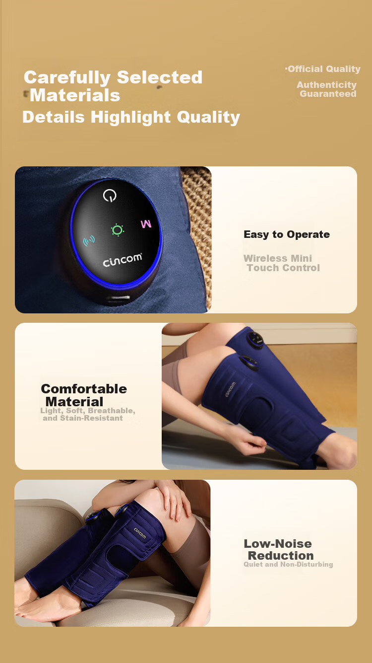 Xilaikang Leg Massager Sports Fatigue Relief Calf Muscle Soreness Heat Therapy Meridian Massage Practical Gift for Elders Parents Birthday Mother's Day 11