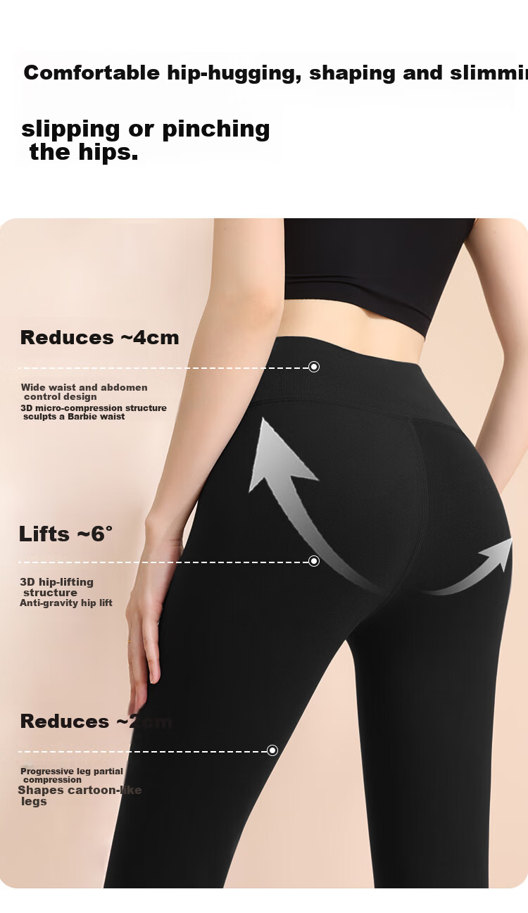 MiiOW Women's Cationic Thermal Pants 10A Antibacterial High-Waist Hip-Lifting Thickened Fleece-Lined Leggings Dark Gray 2XL 18