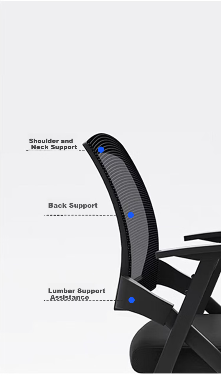 Yupin Office Chair Lumbar Support Cushion Foldable Backrest Pad for Office Workers Seat Cushion HK5228 Pink 4