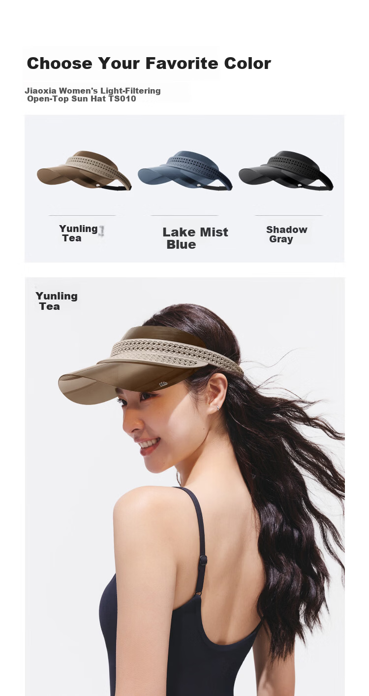 Beneunder Light-Filtering Sunshade Cap Women's Full Face Sun Protection Hat with UV-Blocking Extended Brim and Lens 16