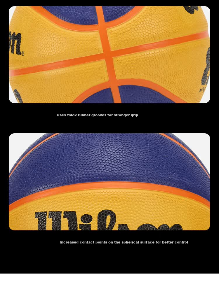 Wilson Official FIBA 3X3 Replica Rubber Size 3 Basketball 9