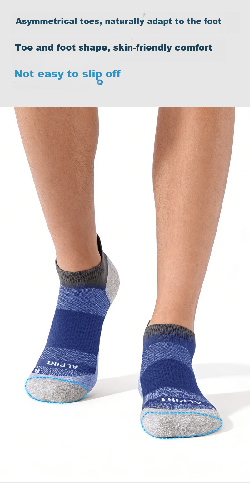 ALPINT MOUNTAIN CoolMax Professional Marathon Running Socks Moisture-Wicking Outdoor Sports Socks Trail Running Men 17