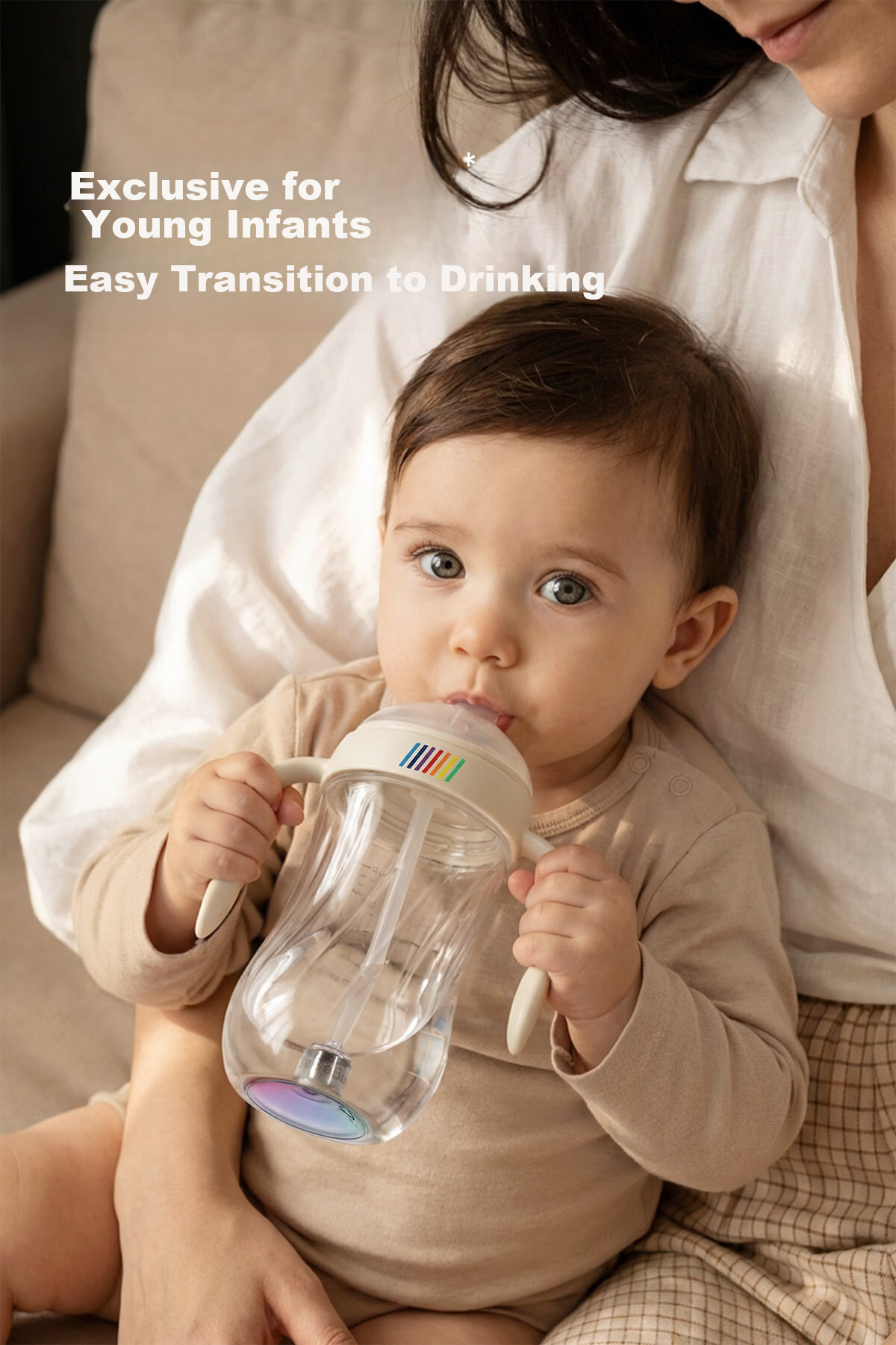 Bebebus Diamond Baby Duckbill Cup 6+ Months Training Drinking Cup Anti-Choke Gravity Ball Straw Water Bottle 280ml 3