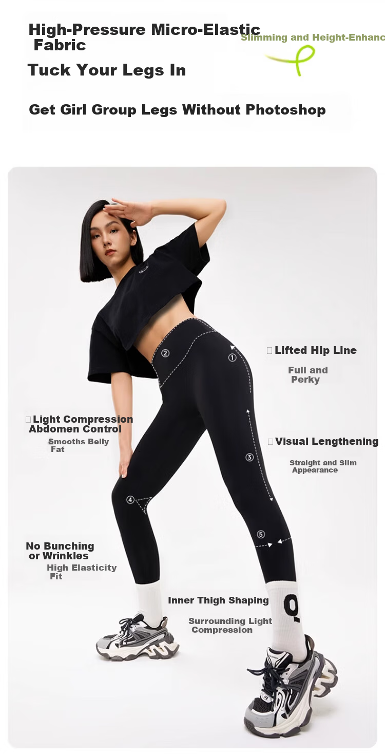 MiiOW Shark Leggings for Women, 2025 New Style, Thick Fleece-Lined, for Outer Wear, Autumn And Winter, Butt-Lifting, Slightly Elastic Yoga Pants 2