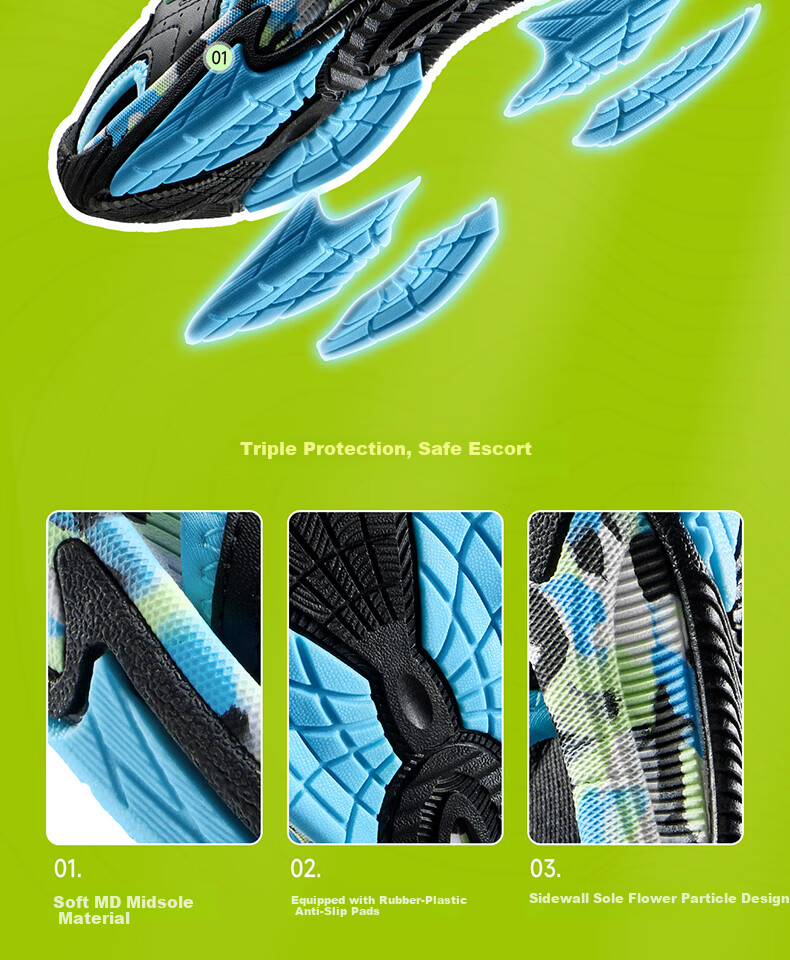 361° Kids Sports Shoes Summer 2026 Breathable Closed-Toe Durable Beach Sandals Purple Size 33 9