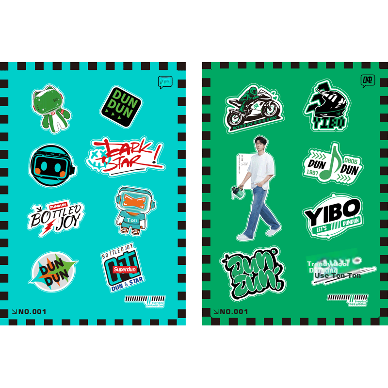 Dundun BOTTLED JOY Cup Gift Sticker Set 1