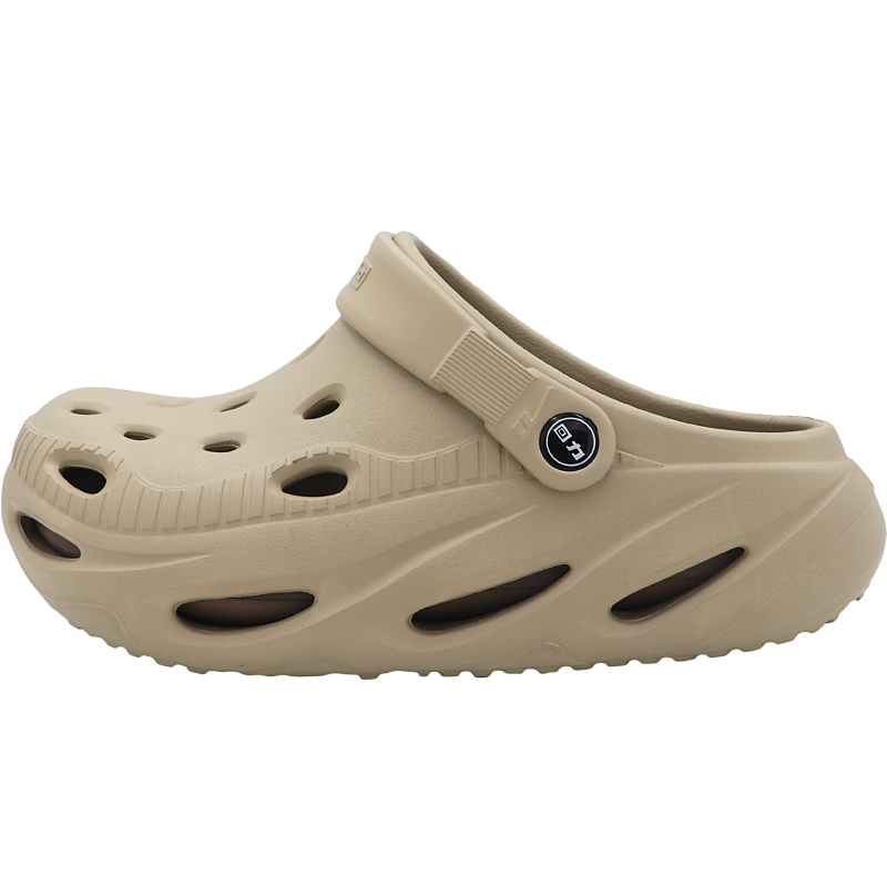 Warrior Men's Summer Breathable Soft Sole Sandals Casual Beach Shoes SDJ-0756 Khaki Brown Size 39