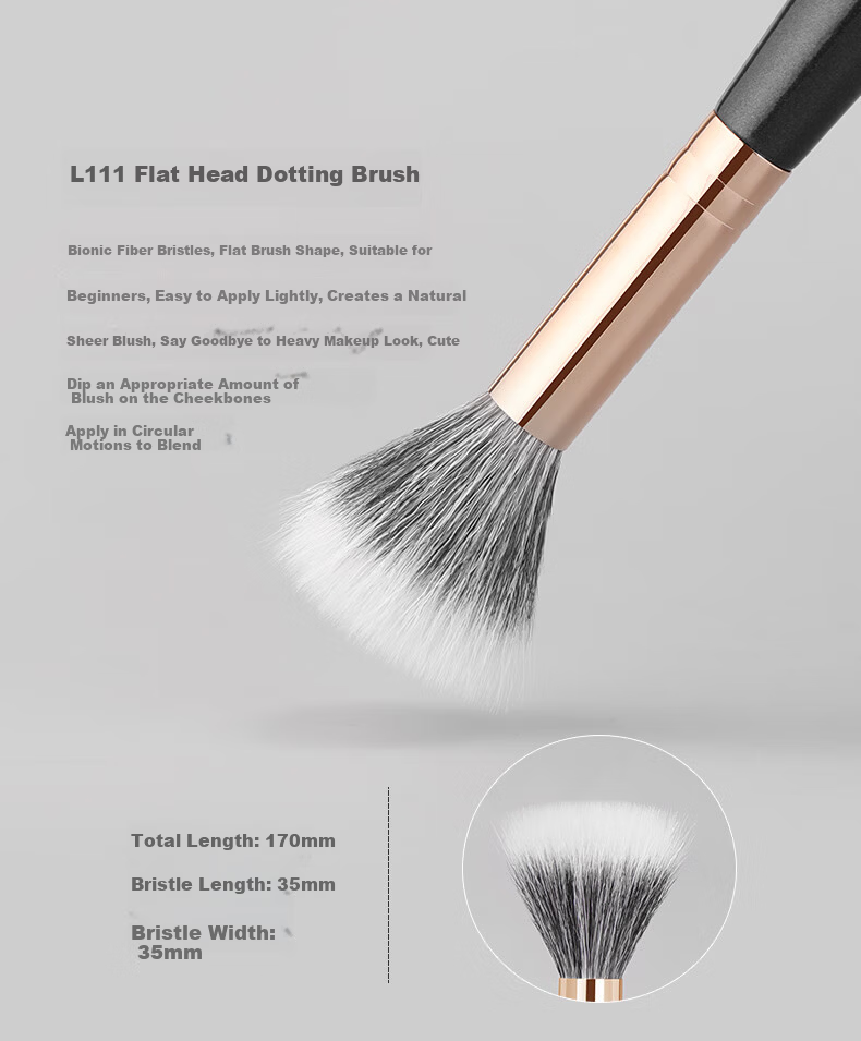 MSQ Large Pointillism Blush Brush Single Ultra-Soft Portable Highlight Makeup Brush 6