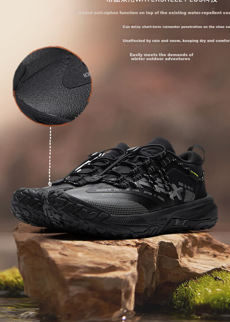 LI-NING Kids Sports Shoes Children's Running Shoes Boys Girls Autumn Winter Outdoor Shoes Shock Absorption Rebound Stability Support Sneakers 5