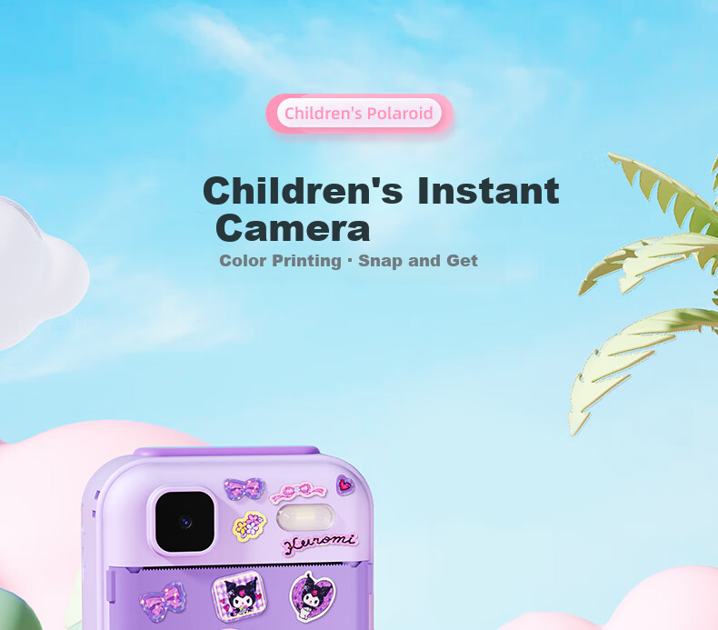 Yisirui Kids Camera Toy Birthday Gift for Ages 7-14 Printable Color Photos Instant Camera for Girls Ages 6-12 3