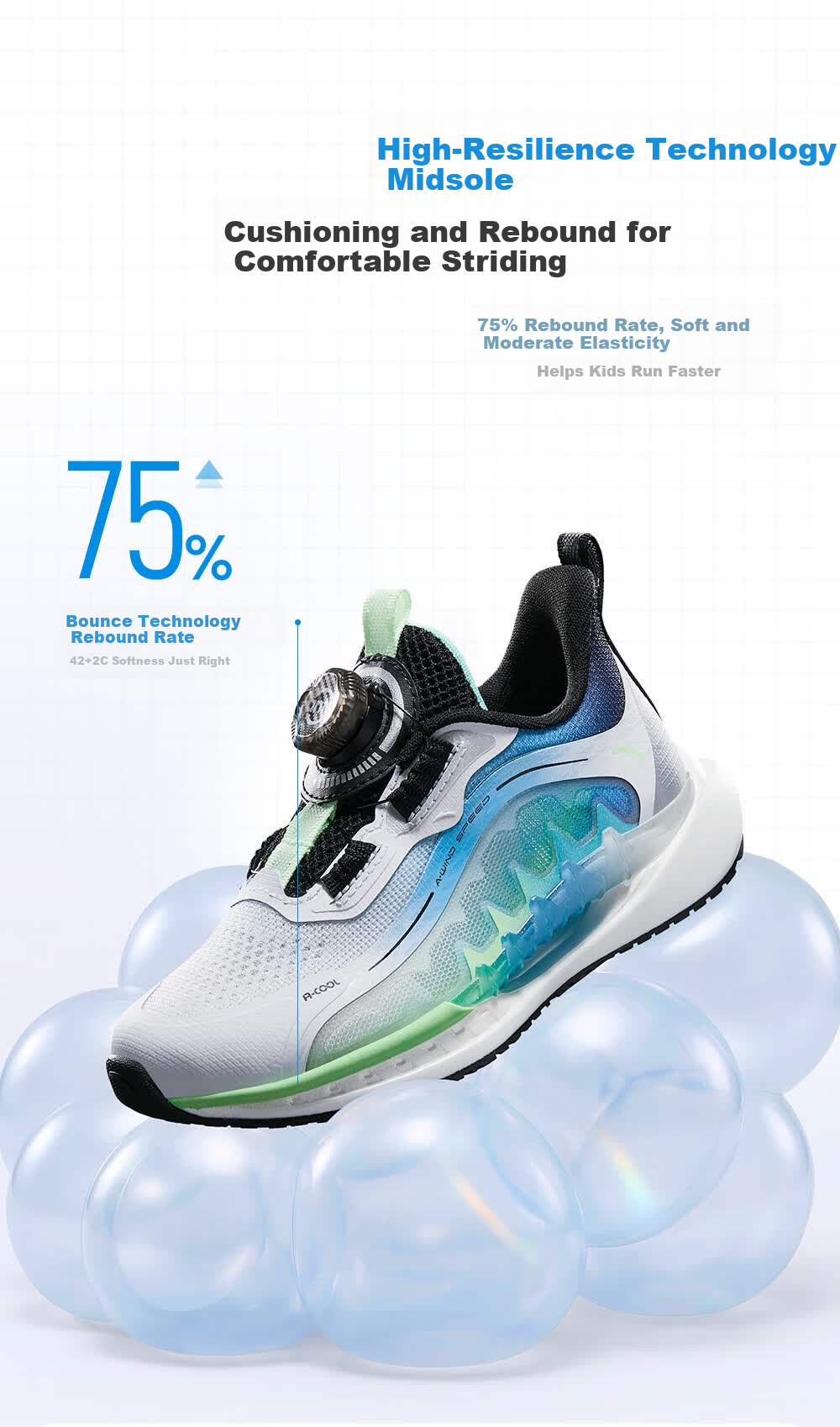 Anta Kids Running Shoes Chasing Wind 8 2026 Summer Boys and Girls Toddler Running Shoes Professional Running Shoes 322629901 5