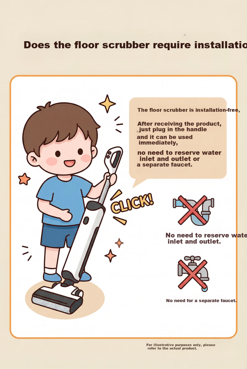 JD Jingzao Little Orca Plus Floor Washer 21KPa Suction 100℃ Hot Water Cleaning Wireless 3-in-1 Home Mop Vacuum Self-Cleaning Floor Cleaner Mother's Day Gift for Mom 33