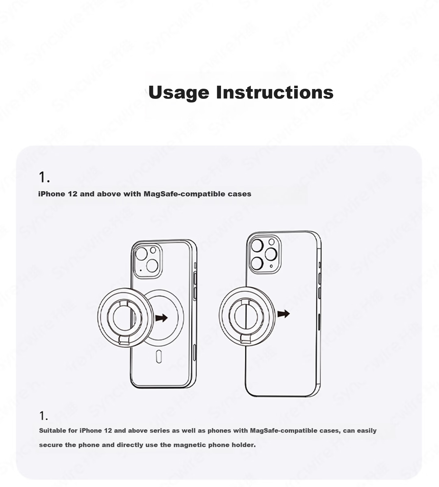Dimensional Dual-Ring Phone Holder Pro Magnetic Ring Buckle Magsafe 360° Infinite Rotation Stress Relief Portable Adhesive for Apple Huawei Desktop Photography Tool 21