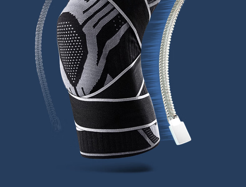 Li-Ning Knee Pads for Sports Running, Two-Pack, Meniscus Protection, Patellar Strap, Basketball Football Badminton Hiking Knee Support, Black, Size L 23