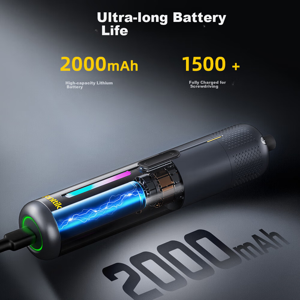Fanttik S2 Pro Straight Handle Electric Screwdriver Multifunctional 7-Speed Adjustable Household Furniture Assembly Screwdriver 11