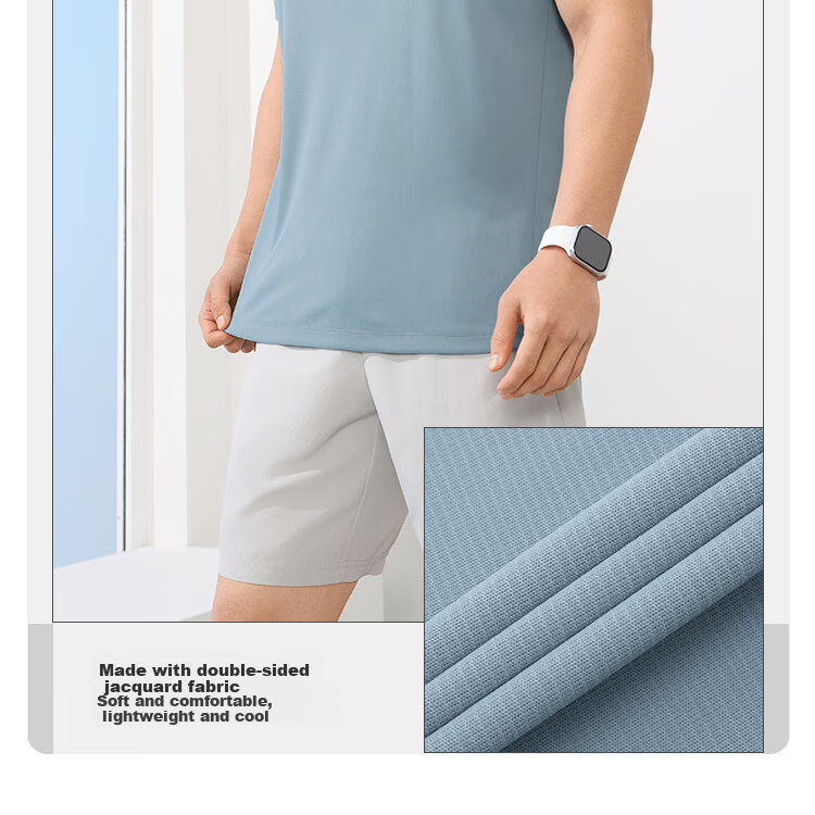 361° Men's Spring Summer Sports Quick-Dry T-Shirt Fitness Casual Short Sleeve Top Base Layer 652624122-1 4