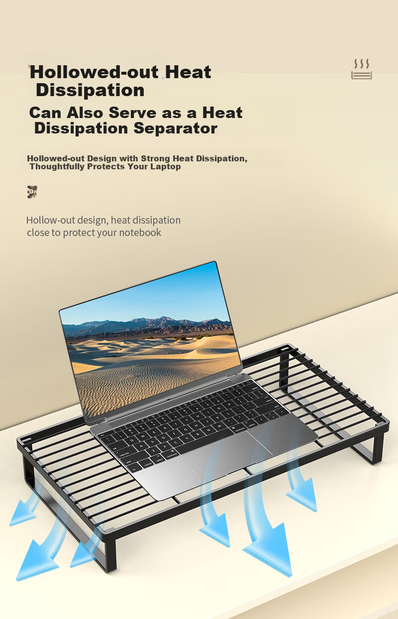 Jiangwutong Laptop Stand, Barbecue Grill, Gaming Laptop Cooler, Desktop Vertical Suspended Bracket, Height-Increasing Stand, Suitable for 18-Inch Apple And Lenovo Legion Raising Models 7