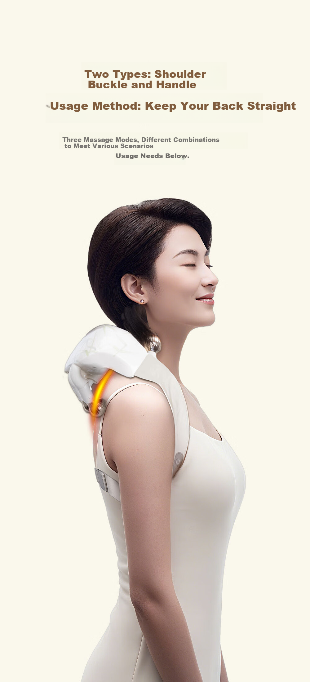 LUOLAI Health LUOLAI Bamboo Forest Listening to the Wind Rhomboid Shoulder and Neck Massager 9