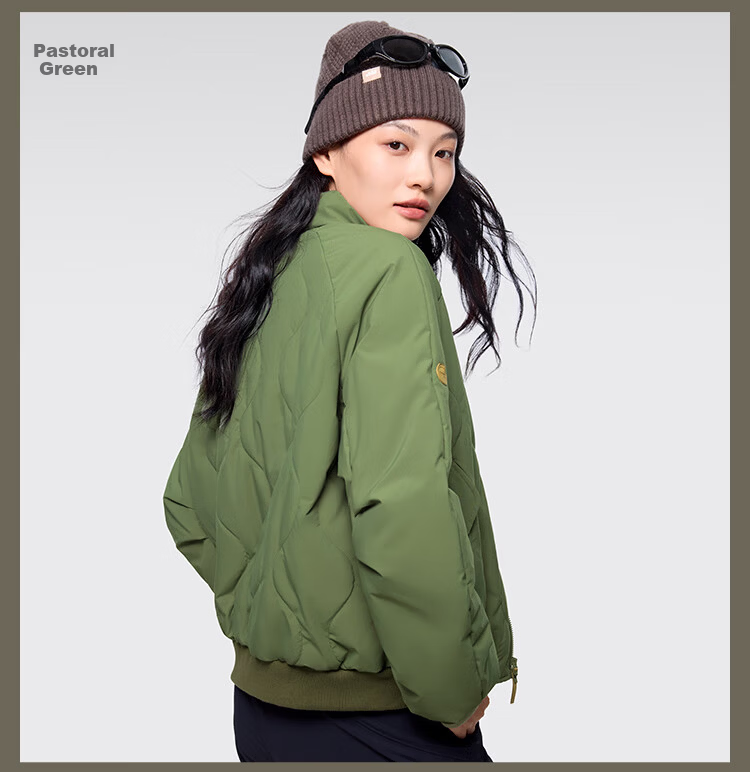 Beneunder Women's Fleece Jacket Warm Mid-Weight Machine Washable Outdoor Cotton Coat CL004 Down-Like 56