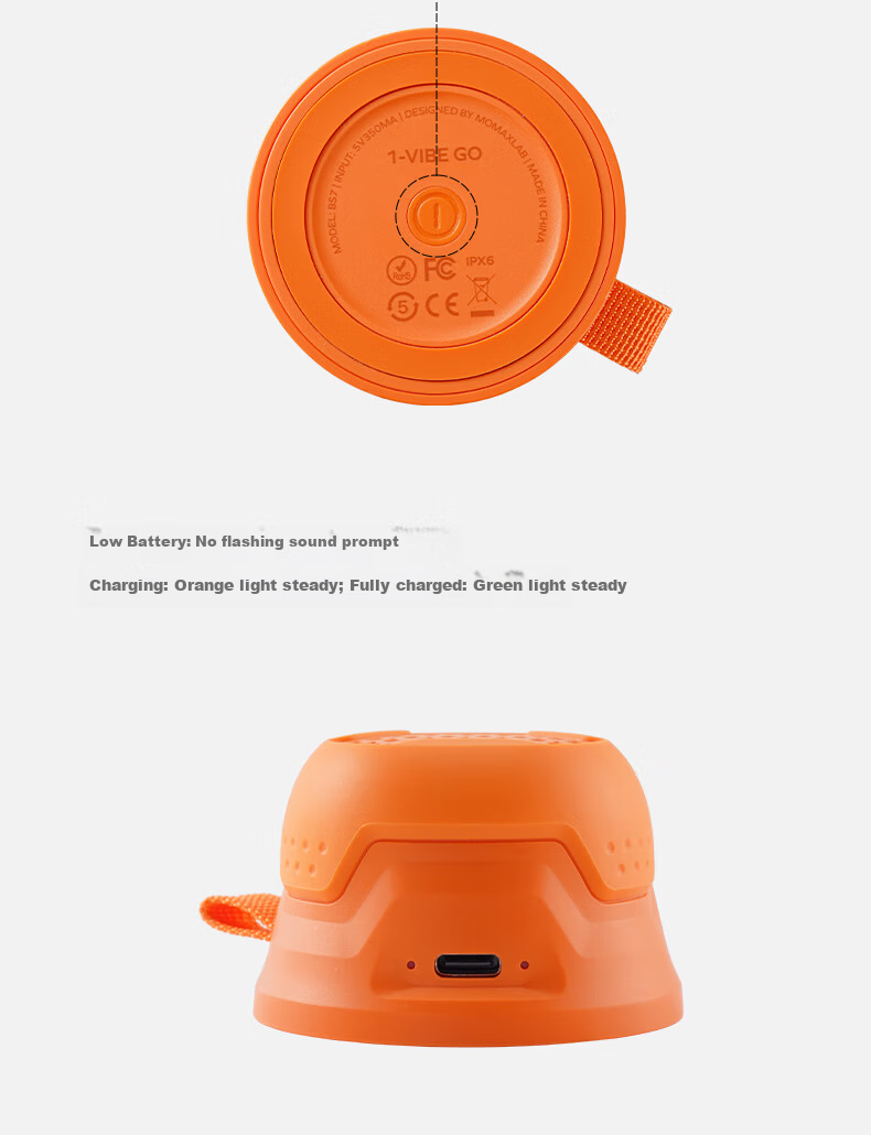 MOMAX Magnetic Wireless Speaker Outdoor Party Sports Mini Bathroom Soundbar Portable Speaker Phone Stand Waterproof Speaker Gift for Men and Women 14