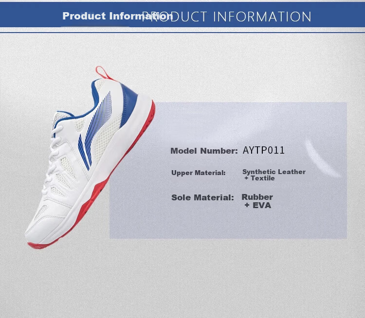 LI-NING Men's Badminton Shoes New Durable Training Shoes All-Round Lightweight Breathable Sports Shoes 6