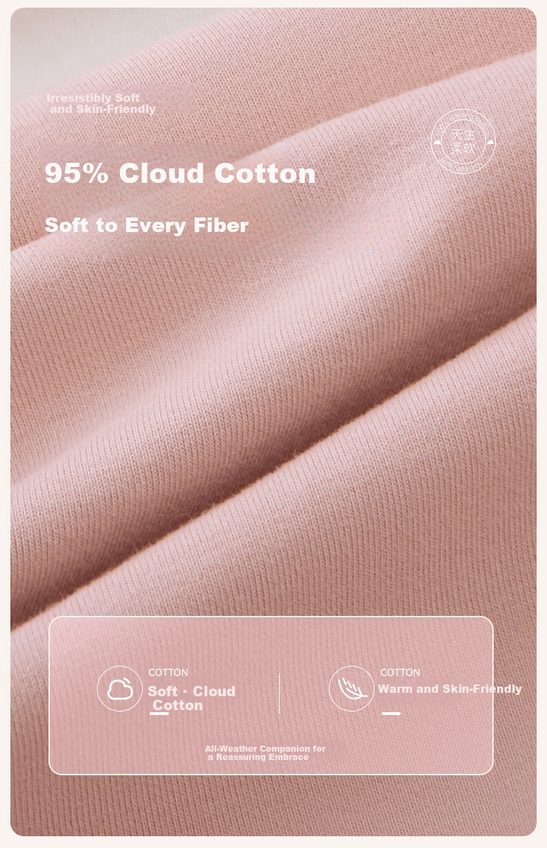 Urban Beauty 95% Cotton Women's High-Waist Thermal Leggings Thin Cotton-Lined Pants Antibacterial Warm Autumn Winter 10A 6