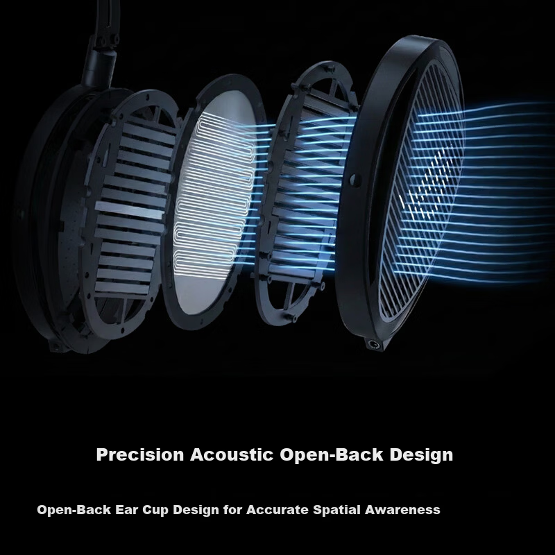 ROG Supreme Over-Ear Gaming Headset Co-Created with HIFIMAN Audiophile Sound Full-Band MEMS Microphone Dual 3.5mm Ports Multi-Platform Compatible Headphones