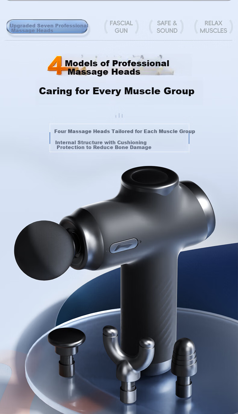 LI-NING Fascia Gun Massager Shoulder Neck Waist Back Massager Professional Mini Portable Fitness Muscle Relaxation Gift for Parents Mother's Day Spring Festival Valentine's Day Qixi Festival for Men a 13