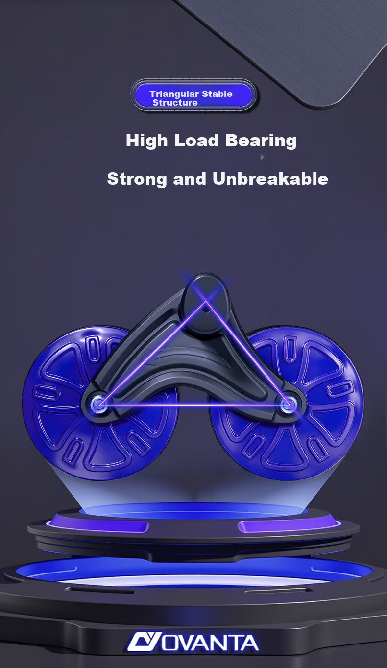 Oufanda Automatic Rebound Ab Roller Large Wheel Non-Slip Abdominal Exercise Wheel for Men and Women Home Use 7