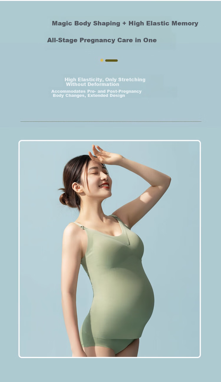 Langsha Nursing Camisole 2026 Summer Thin Breastfeeding Bra Maternity Postpartum Ice Silk Seamless Nursing Vest for Women 8