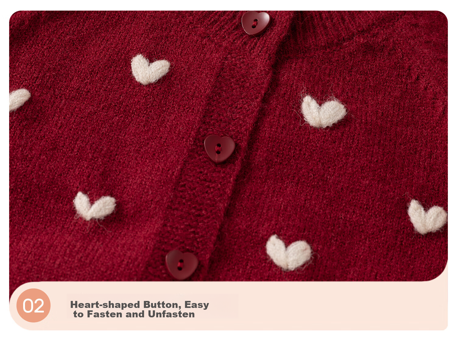 Banxidi Girls Sweater Spring 2026 New Children's Fashion Knitted Cardigan Baby Spring and Autumn Jacket Spring Top 5