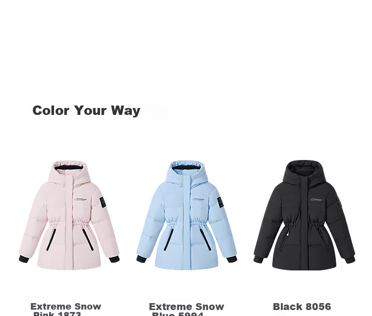 BOSIDENG Off-Season Winter Duck Down Jacket 5A Antibacterial Thickened Hooded Coat for Men, Women, and Children 12