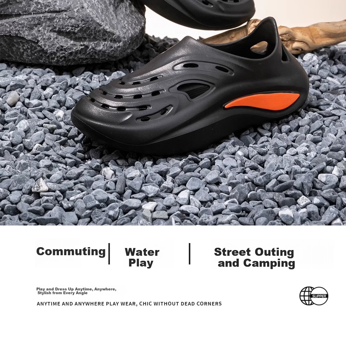 YUZHAOLIN Men's Breathable Hole Shoes Sports Outdoor Sandals Water Shoes Summer Driving Slippers 5