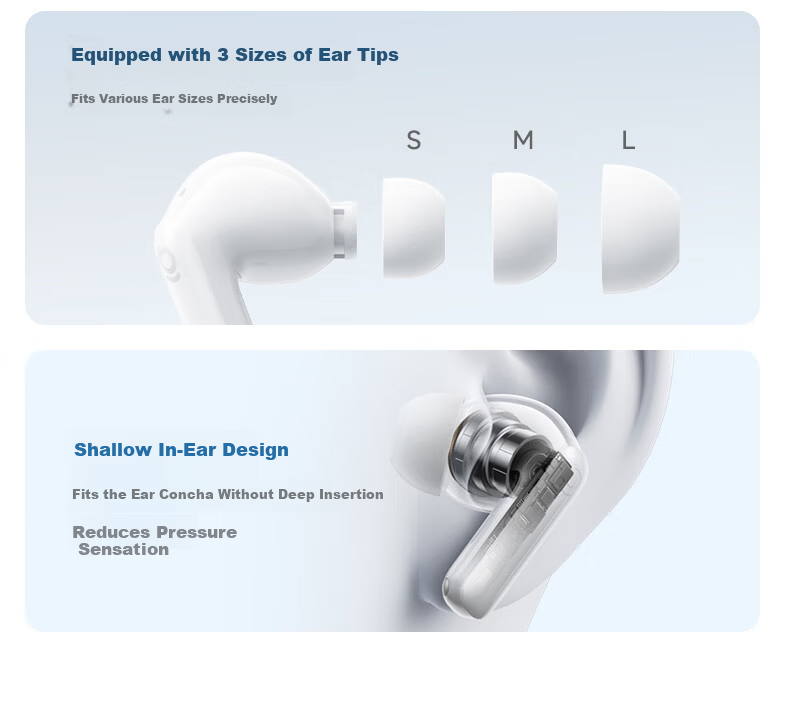 BASEUS BP1 NC In-Ear True Wireless Bluetooth Earphones Deep Noise Cancellation Long Battery Life Custom Touch Control Compatible with Apple iPhone 17 Huawei Vivo Phones Gift 18