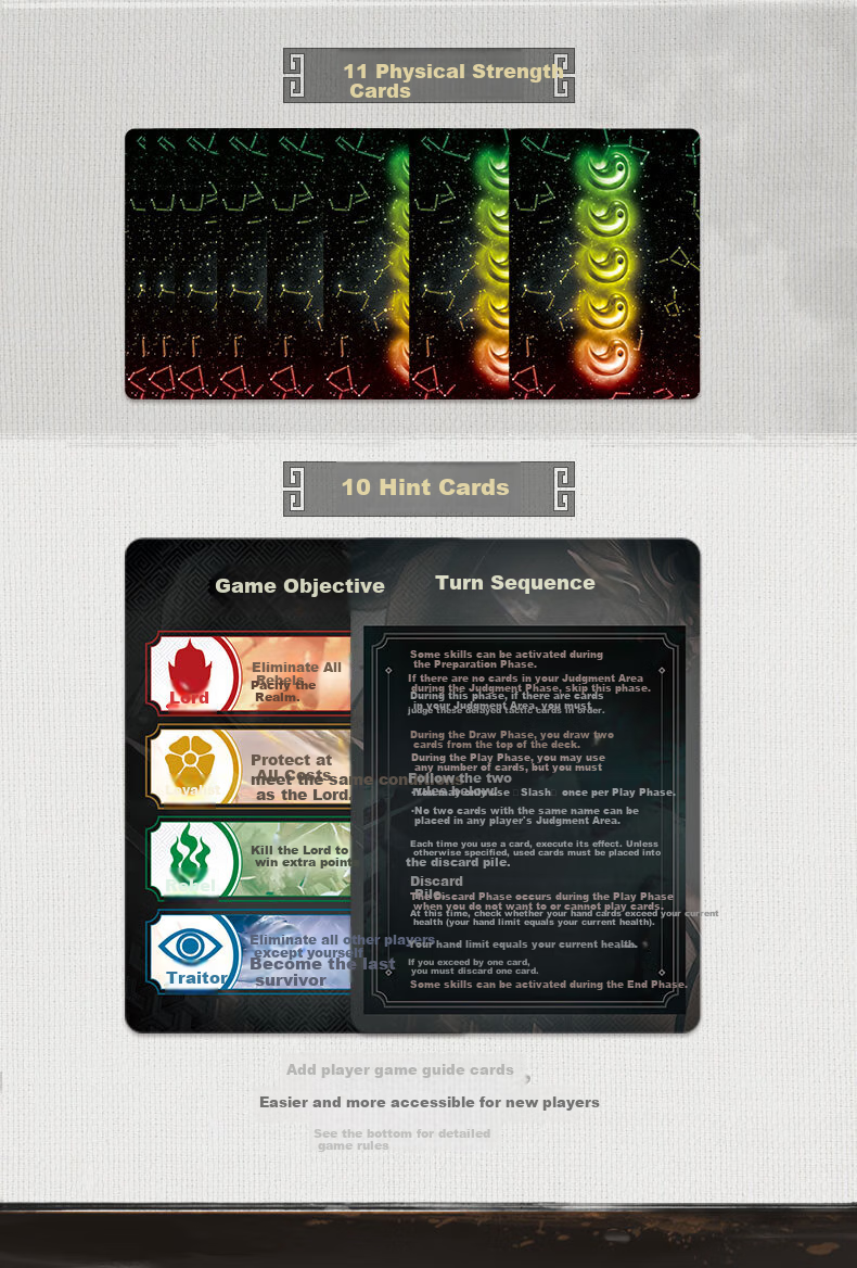 Three Kingdoms Kill 2025 Standard Edition Beginner Complete Set Identity Gameplay Blister Card New Party Board Game Outing 2
