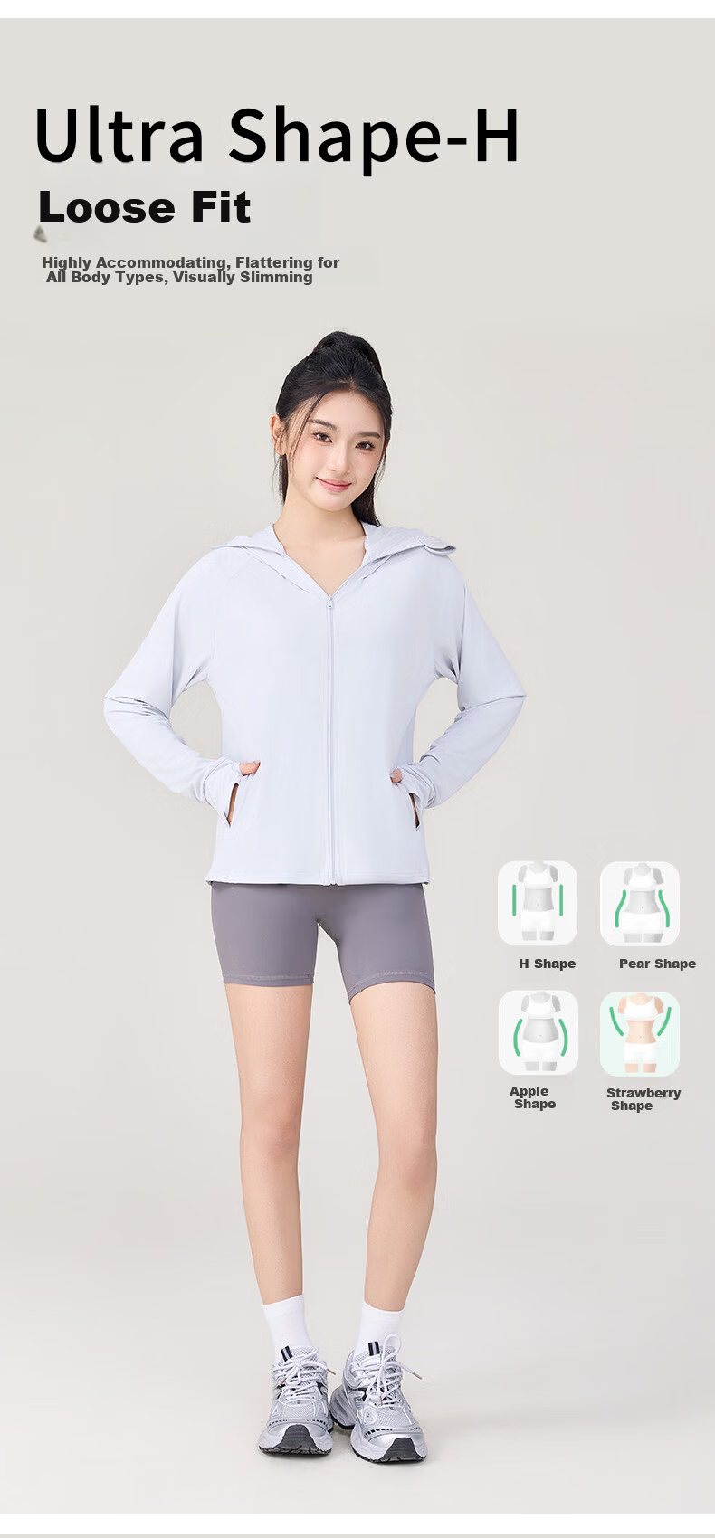 LangSha Women's Summer Sun Protection Jacket Cool Breathable Lightweight Ice Silk UV Protection Outdoor Sunscreen Coat 1777 5