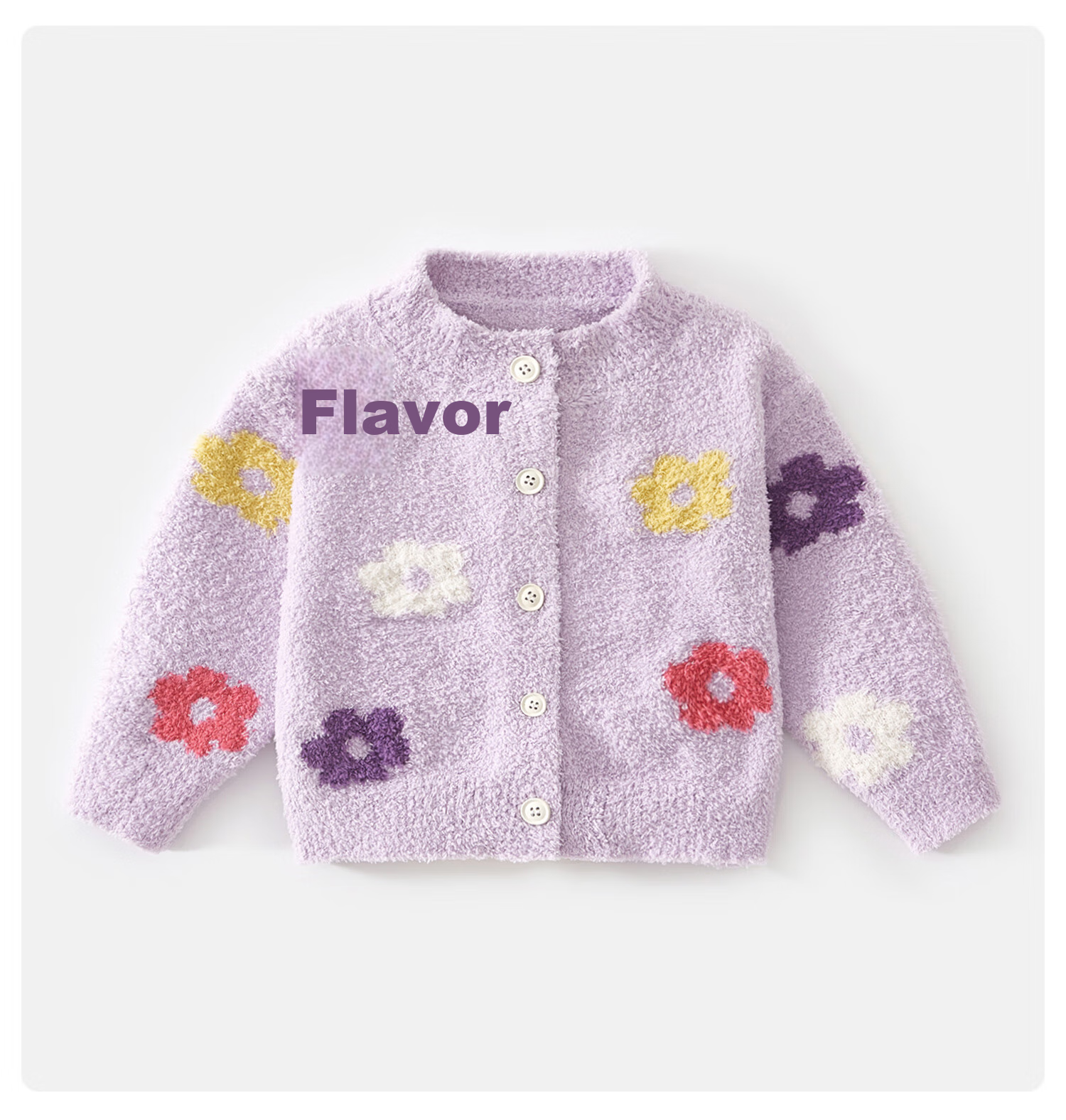 Banxidi Kids Sweater Spring 2026 New Stylish Baby Cardigan Girls Knitwear Spring Autumn Woolen Jacket 9