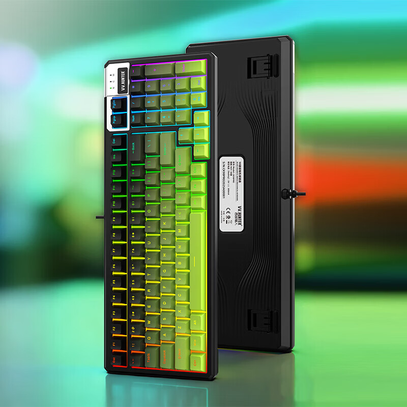 Western Hunter CK98PRO Magnetic Axis Keyboard 98-Key Wired Gaming Keyboard Full-Key Hot-Swappable FPS Dual-Drive Valorant Delta PUBG Gaming Keyboard