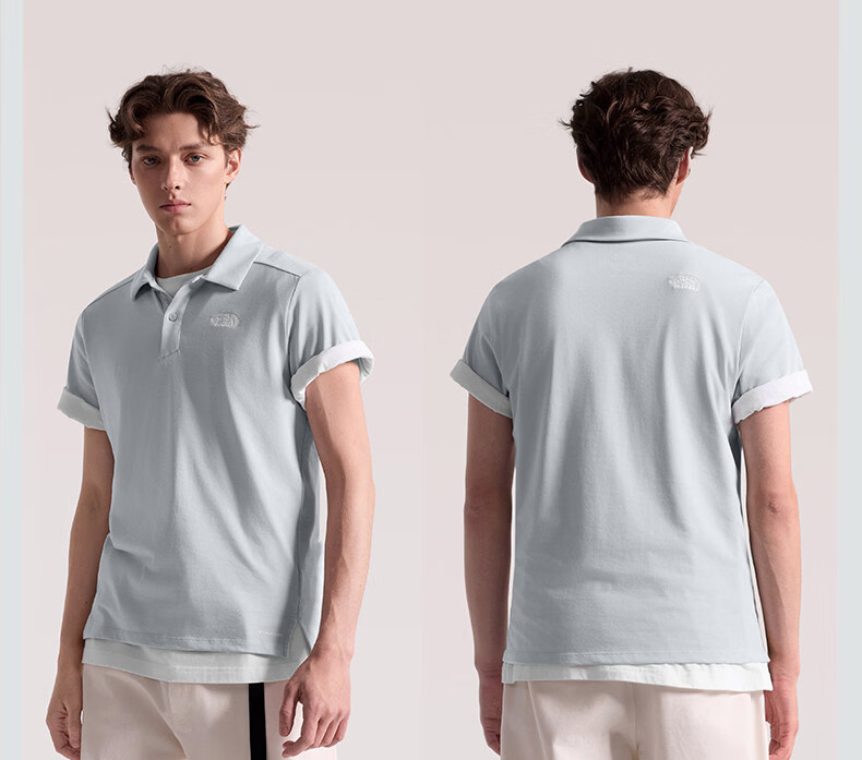 The North Face Short Sleeve Polo Shirt Unisex Breathable Summer Outdoor T-Shirt A0M XL 10
