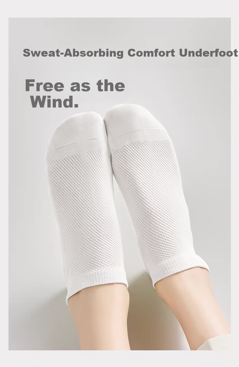Miiow Disposable Socks Summer Mesh Breathable Unisex One-Size Daily Socks Travel Business Trip Wash-Free 10 Pairs Pack 2