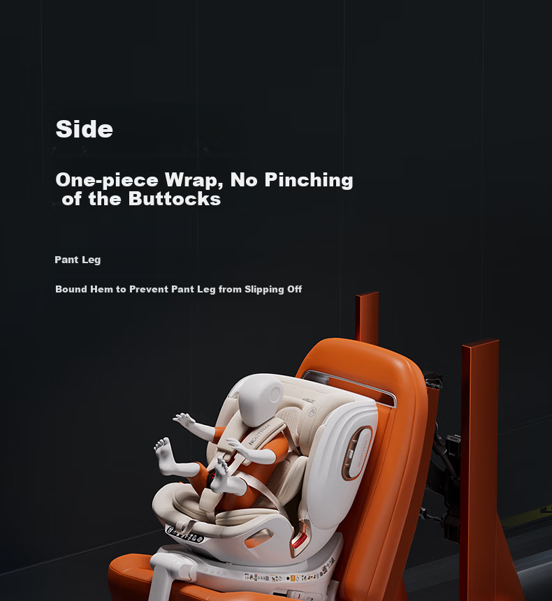 Welldon Smart LUX Child Safety Seat 0-7 Years i-Size Intelligent Ventilation AI Voice Rotation 40