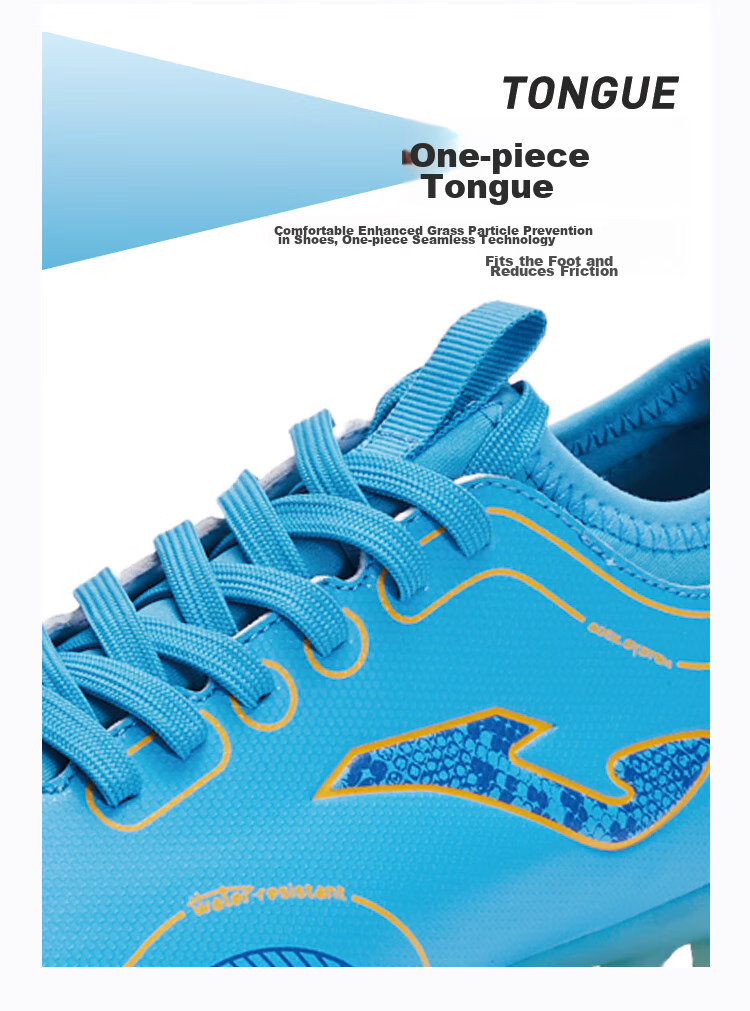 JOMA Soccer Shoes for Children MG Short Studs Youth Elementary School Students Boys And Girls Light-Changing Colorful Sole Football Training Shoes Yellow Size 32 6