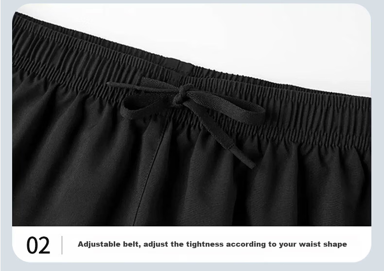Li-Ning Men's Summer Sports Shorts Marathon Quick-Dry Running Fitness Outdoor Ice Silk Beach 2-in-1 Sports Pants 35