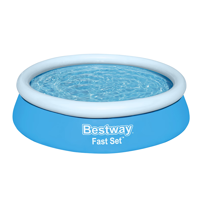 Bestway Trapezoidal Inflatable Swimming Pool Indoor Outdoor Thickened Mesh Foldable Kids Toy 57392 1.8m