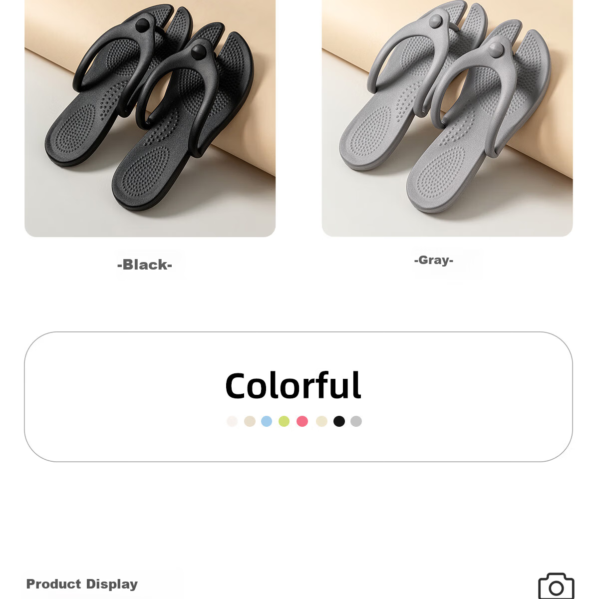Grace Travel Slippers Women Summer Portable Foldable Bathroom Shower Non-Slip Flip Flops Disposable Cool Slippers Men Business Trip 9