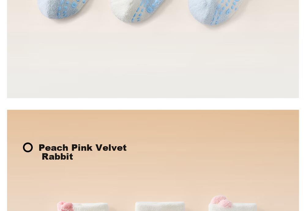 Beitais Baby Socks Autumn Winter Thickened Warm Newborn Double-Sided Fleece Cotton Socks Unisex Children's Class A Floor Socks 20
