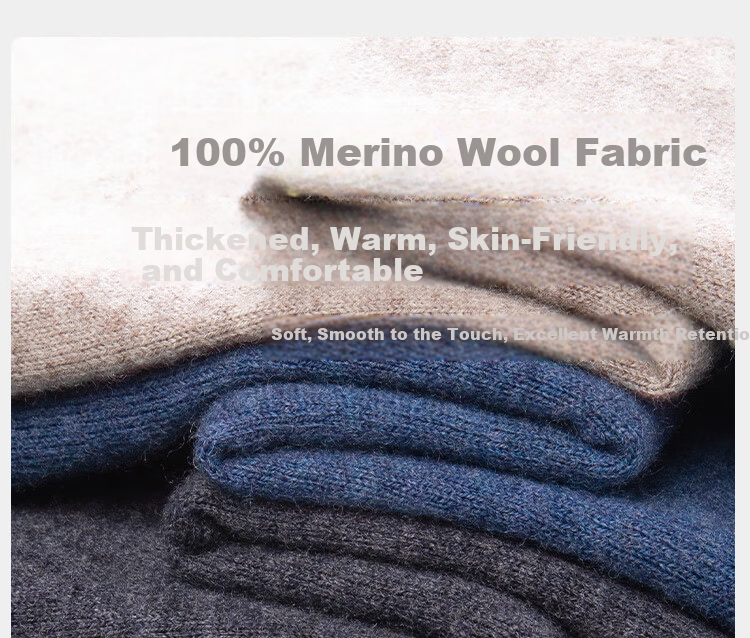 MONTAGUT New Year Spring Festival Men's Wool Vest Pure Wool V-Neck Thick Warm Sweater Sleeveless Jacket Navy XL 6